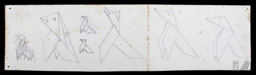 Aves de papel plegado