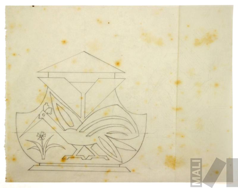 Diseño para modelo y decoración de porcelana