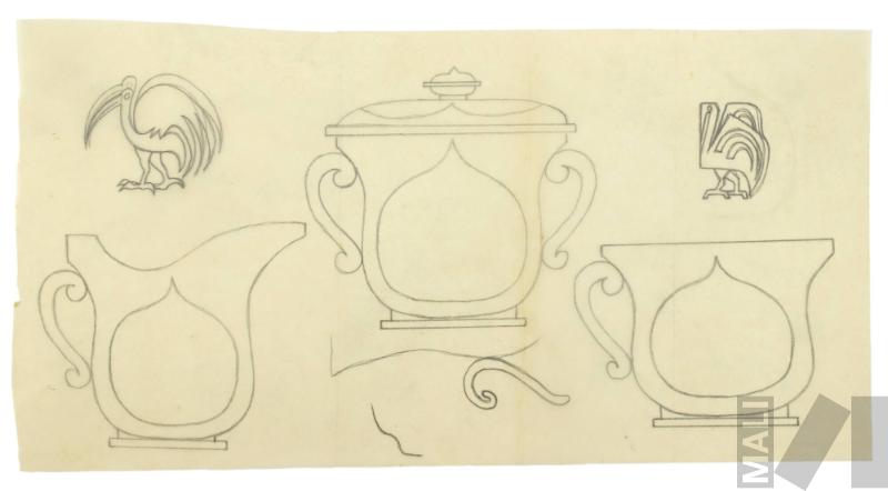 Modelo y decoración para porcelanas