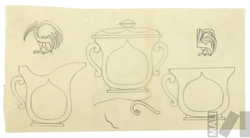 Modelo y decoración para porcelanas