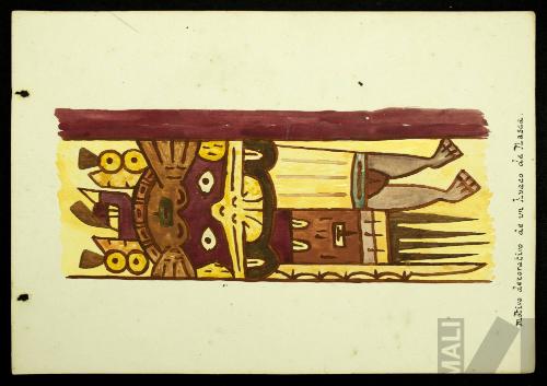 Boceto de motivos precolombinos