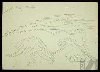 Par de personajes encorvados