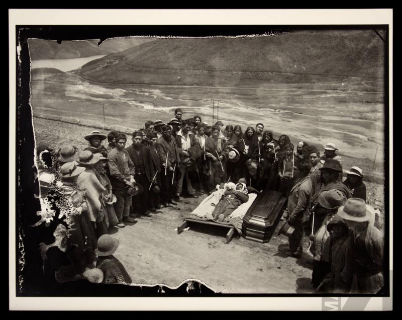 Velorio de un minero