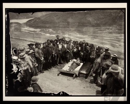 Velorio de un minero