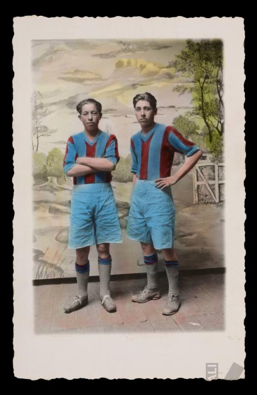 Retrato de dos deportistas, Morococha
