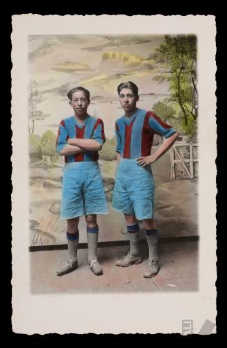 Retrato de dos deportistas, Morococha
