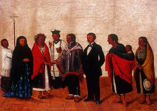 La boda indígena. Serie Costumbres de Hualgayoc