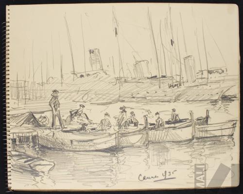 Vista de la rada de Cannes