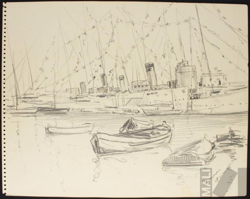 Vista de la rada de Cannes