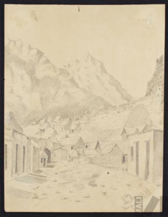 Chicla, vue prise de l'hotel