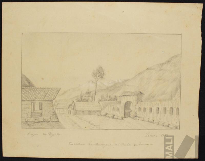 Cordillera de Ausangate del pueblo de Yancae