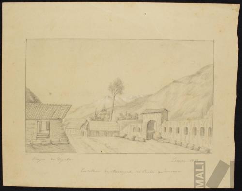 Cordillera de Ausangate del pueblo de Yancae