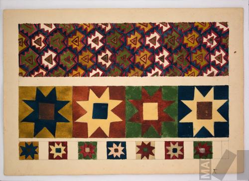 Estudios de ornamentación. Serie 100 motivos de la decoración inka