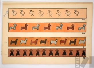 Estudios de ornamentación. Serie 100 motivos de la decoración inka