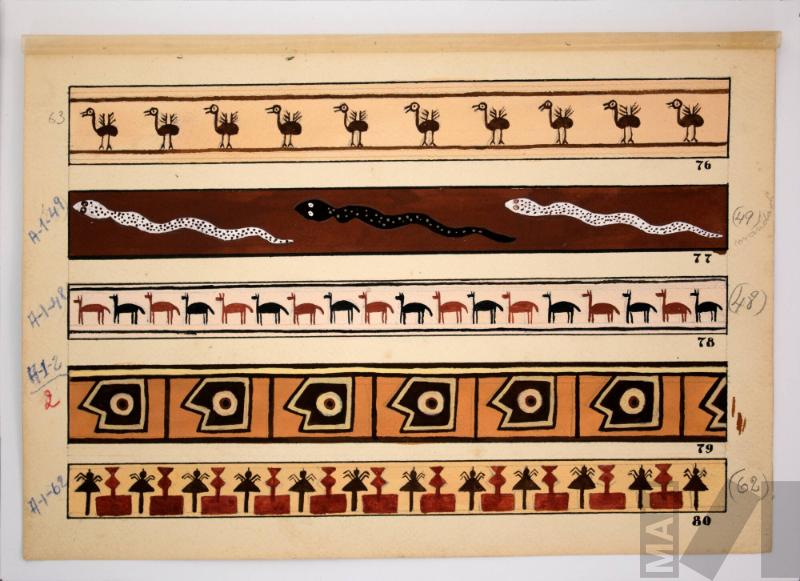 Estudios de ornamentación. Serie 100 motivos de la decoración inka