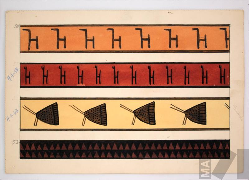 Estudios de ornamentación. Serie 100 motivos de la decoración inka