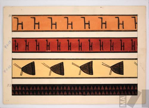 Estudios de ornamentación. Serie 100 motivos de la decoración inka