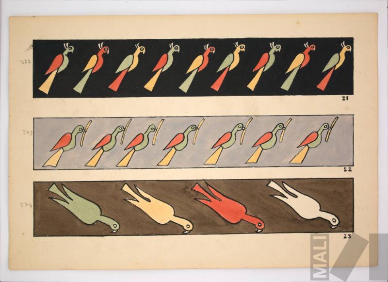 Estudios de ornamentación. Serie 100 motivos de la decoración inka