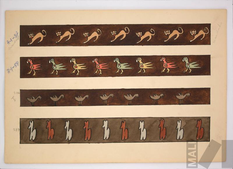 Estudios de ornamentación. Serie 100 motivos de la decoración inka