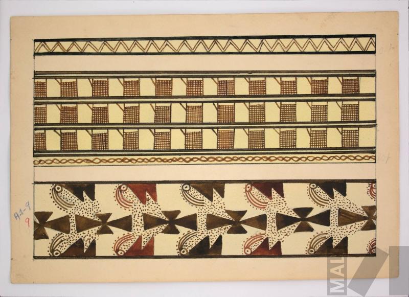 Estudios de ornamentación. Serie 100 motivos de la decoración inka