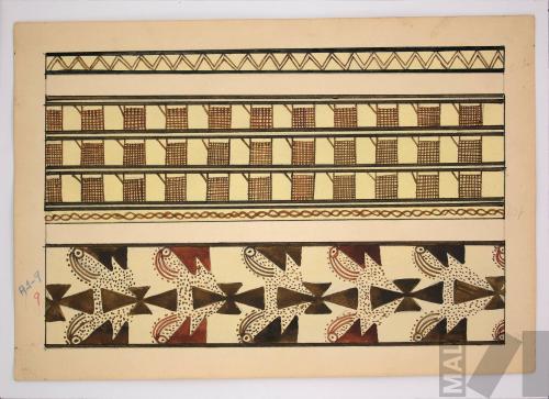 Estudios de ornamentación. Serie 100 motivos de la decoración inka