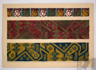 Estudios de ornamentación. Serie 100 motivos de la decoración inka