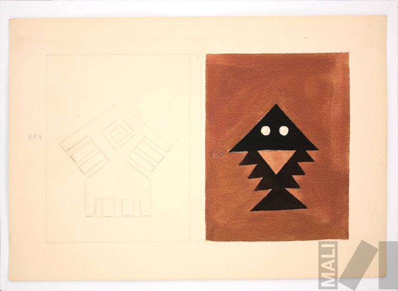 Estudios de ornamentación. Serie 100 motivos de la decoración inka