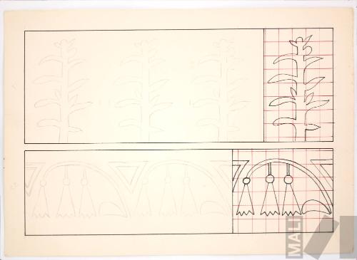 Estudios de ornamentación. Serie 100 motivos de la decoración inka