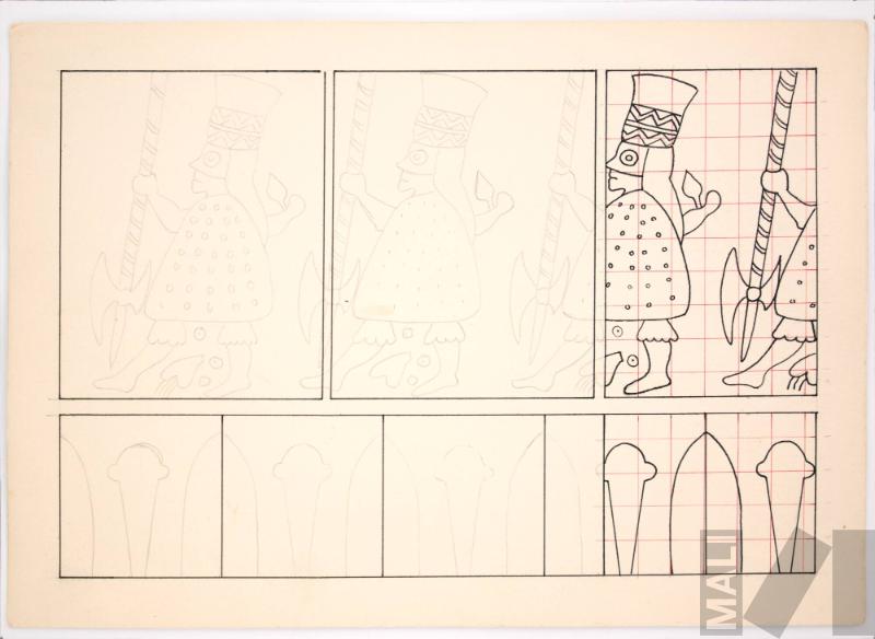 Estudios de ornamentación. Serie 100 motivos de la decoración inka