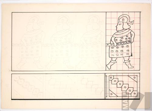 Estudios de ornamentación. Serie 100 motivos de la decoración inka