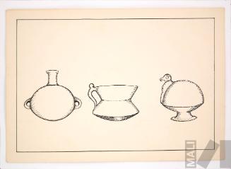 Estudios de tipologías de cerámica. Serie 100 motivos de la decoración inka