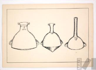 Estudios de tipologías de cerámica. Serie 100 motivos de la decoración inka