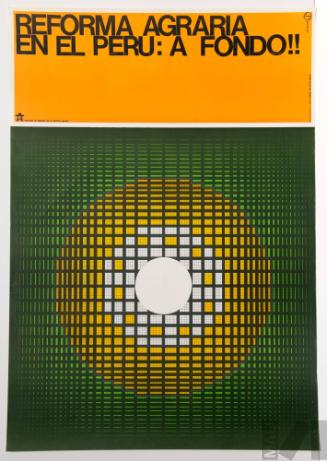 Afiche de difusión de la Reforma Agraria