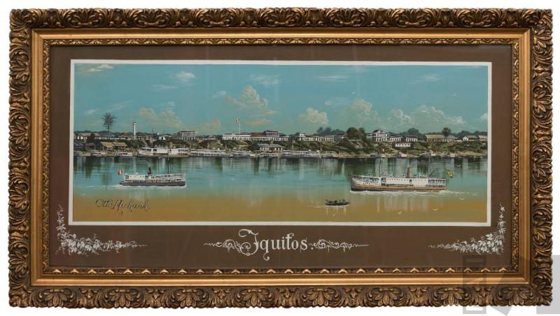 Vista de Iquitos desde el Amazonas