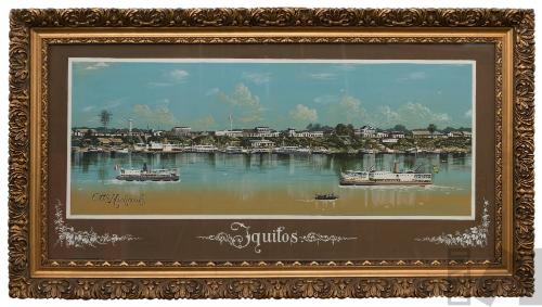 Vista de Iquitos desde el Amazonas