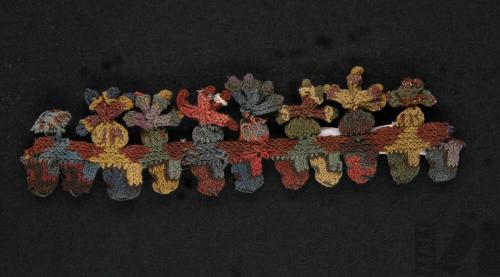 Adorno tridimensional en forma de plantas y frutos