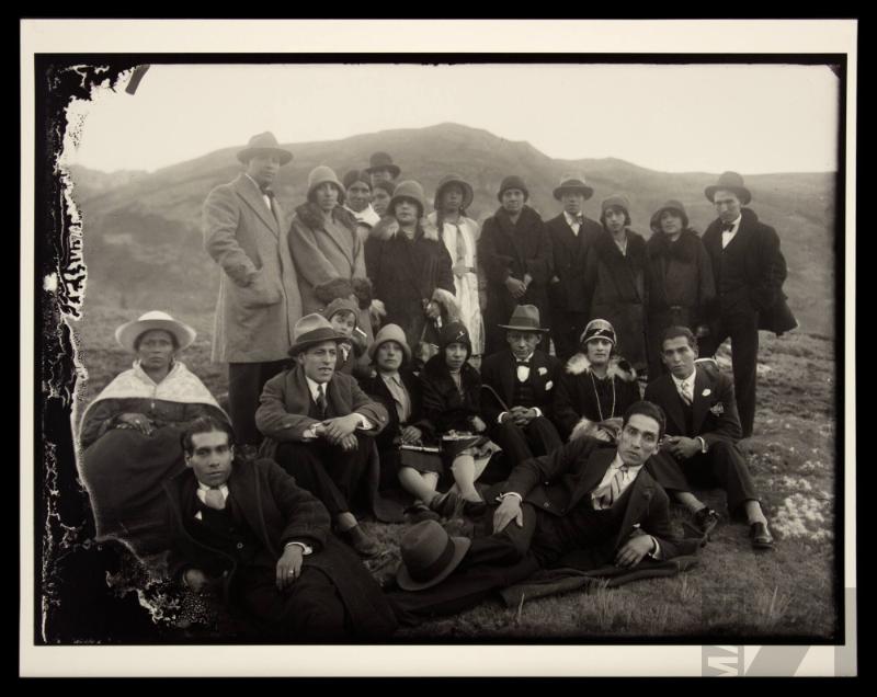 Grupo en salida campestre