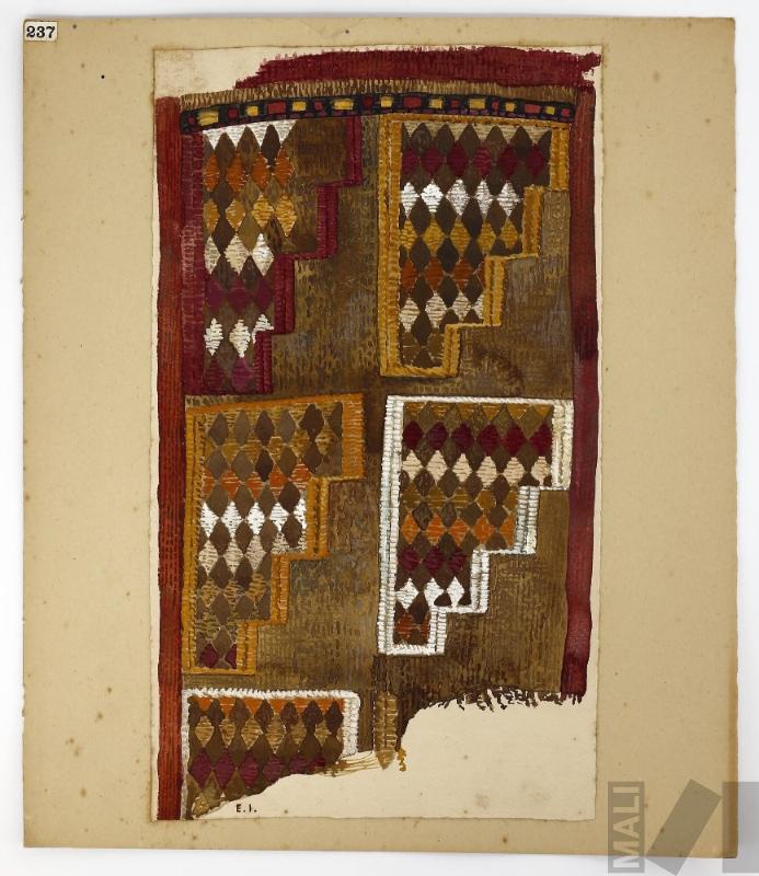 Estudio de fragmento textil prehispánico