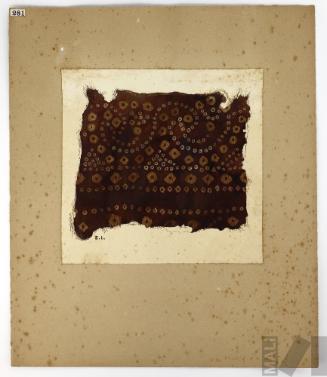 Estudio de fragmento textil prehispánico