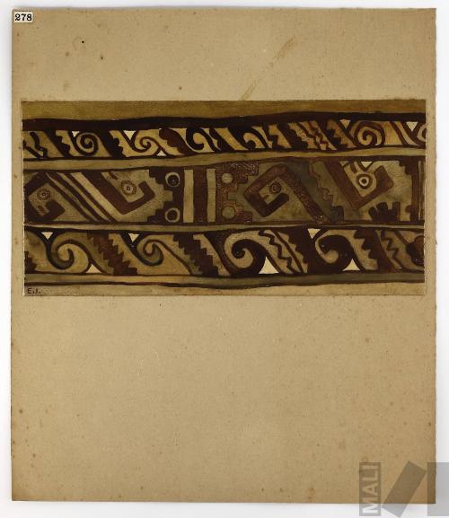 Estudio de motivo prehispánico