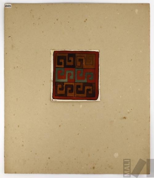 Estudio de motivo prehispánico