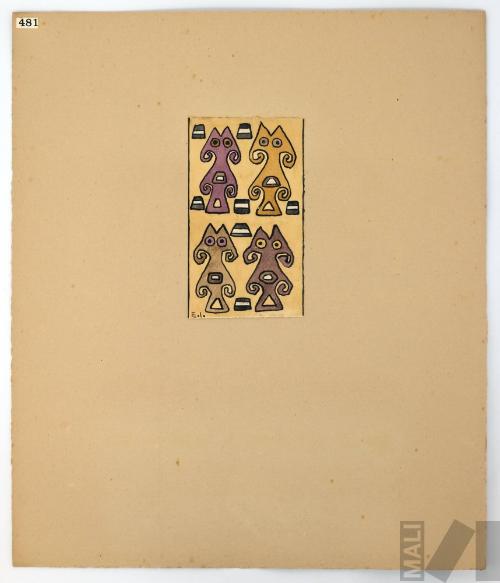 Estudio de motivo prehispánico