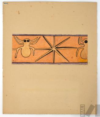 Estudio de motivo prehispánico (araña)