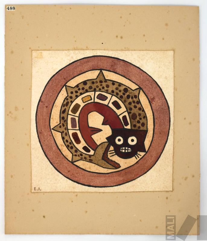 Estudio de motivo Nasca (pez)