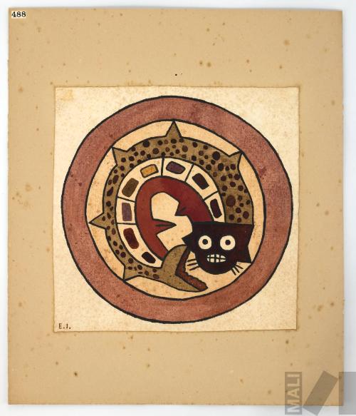 Estudio de motivo Nasca (pez)