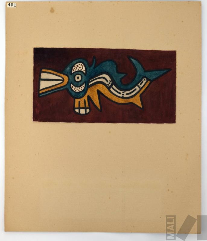 Estudio de motivo Nasca (orca)