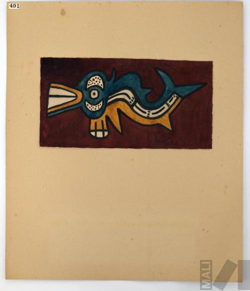 Estudio de motivo Nasca (orca)