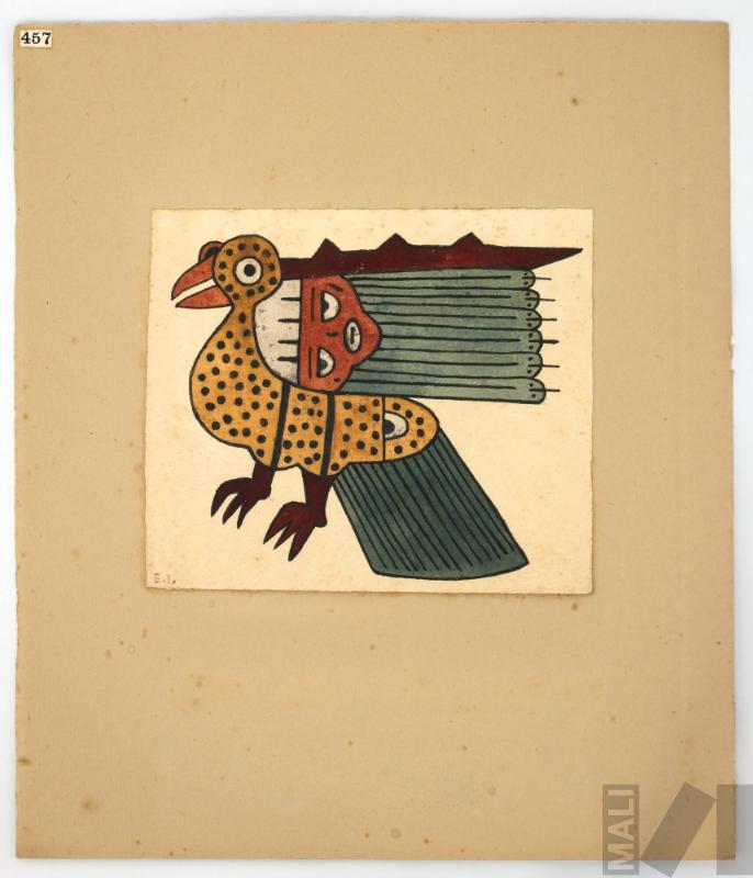 Estudio de motivo Nasca (ave)