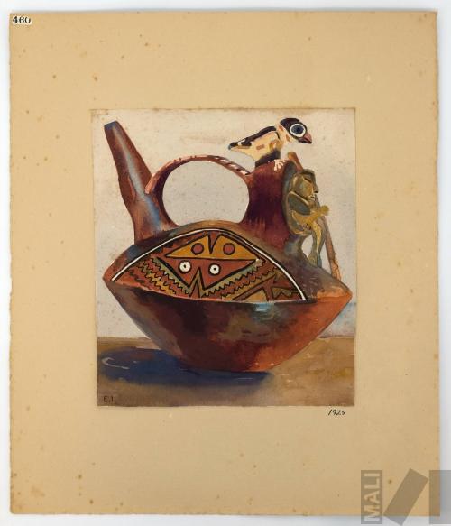 Estudio de vasija prehispánica