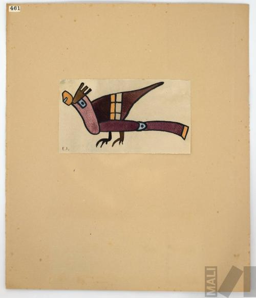 Estudio de motivo Nasca (ave)